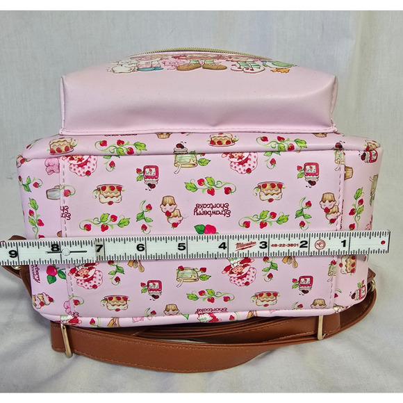 Strawberry Shortcake Backpack w/ Loungefly Zip Around Wallet Both in EUC main image 4